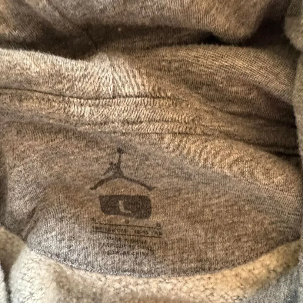 Jordan Men's Grey Hoodie
